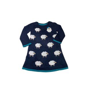 Gymboree Girls Sweater Weather Lamb Sheep Dress 2T